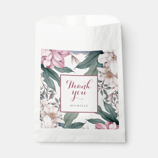 フローラエレガント植物園誕生会 フェイバーバッグ (正面)