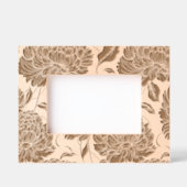 フローラエレガント植物花柄 レーザー彫刻フレーム (正面)