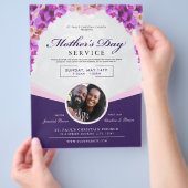 フローラエレガント母の日の教会サービス チラシ (手)