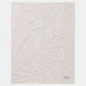 フローラエレガント毛布 フリースブランケット (正面)