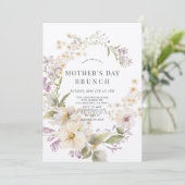 フローラエレガント水彩母の日ブランチ 招待状 (スタンド正面)
