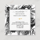 *～*フローラエレガント水彩  スクエア名刺 (裏面)