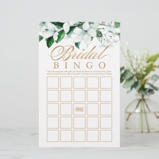 フローラエレガント水色ブライダルビンゴゲーム (スタンド正面)
