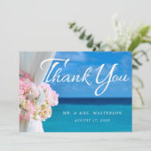 フローラエレガント海サマービーチ結婚式 サンキューカード (スタンド正面)