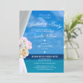 フローラエレガント海ビーチサマーバースデーパーティー 招待状 (スタンド正面)