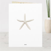 フローラエレガント熱帯ビーチ結婚式計画 カード (裏面)