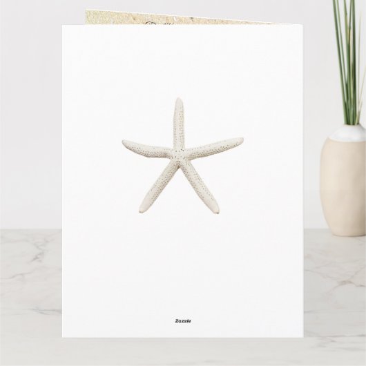 フローラエレガント熱帯ビーチ結婚式計画 カード (裏面)