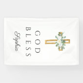 フローラエレガント牡丹が宗教神の祝福を越える 横断幕 (横)