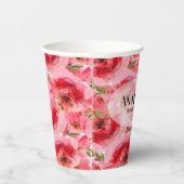 フローラエレガント牡丹ベビーシャワー 紙コップ (右)