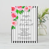 フローラエレガント白黒ストライプバースデーパーティー (スタンド正面)