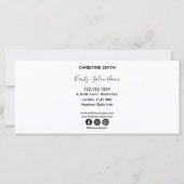 フローラエレガント白黒商品券 (裏面)