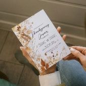 フローラエレガント秋感謝祭 招待状