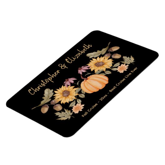 フローラエレガント秋秋キャビンドアクルーズシップ マグネット (左側)