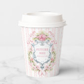 フローラエレガント紋 |未来のミセス 紙コップ (裏面)