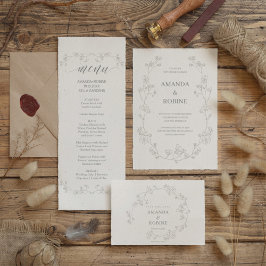 フローラエレガント結婚式の日付の保存 セーブザデート