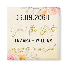 フローラエレガント結婚式の日付の非写真の保存