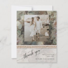 フローラエレガント結婚金ゴールドクラシックの写真  サンキューカード