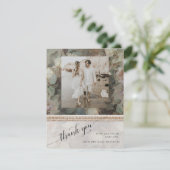 フローラエレガント結婚金ゴールドクラシックの写真  サンキューカード (スタンド正面)