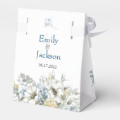 フローラエレガント緑化ギフト結婚式の引き出物箱 フェイバーボックス (裏面サイド)