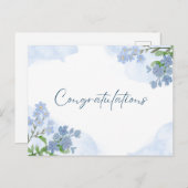 フローラエレガント芸術おめでとう ポストカード (正面/裏面)