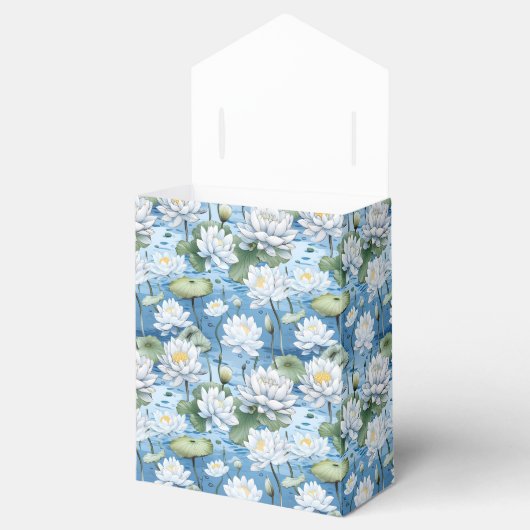 フローラエレガント蓮の花をタイル張り フェイバーボックス (オープン)