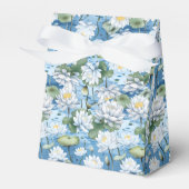 フローラエレガント蓮の花をタイル張り フェイバーボックス (正面サイド)