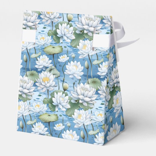 フローラエレガント蓮の花をタイル張り フェイバーボックス (裏面サイド)