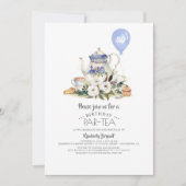 フローラエレガント誕生日パルティー招待状 招待状 (正面)