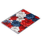 フローラエレガント赤白青フラワーガーデンUSA ノートブック (左側)