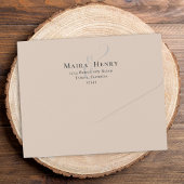 フローラエレガント赤面シンプルゲストアドレス オールインワン招待状