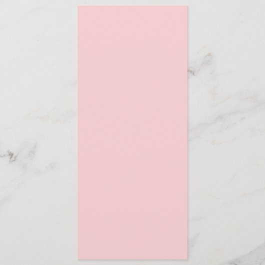 フローラエレガント赤面ピンク金ゴールドウェディングレセプション メニュー (裏面)