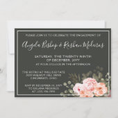 フローラエレガント赤面植物学婚約パーティ 招待状 (正面)