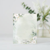 フローラエレガント金ゴールドグリーンプロフェッショナル文房具 (スタンド正面)