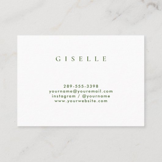 フローラエレガント金ゴールドレターピンク水色スプラッシュ 名刺 (裏面)