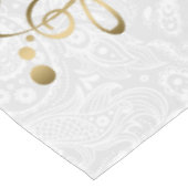 フローラエレガント金ゴールドレース（ホワイトダマスク2a） テーブルクロス (アングル)