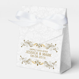 フローラエレガント金ゴールドレース（ホワイトダマスク2a） フェイバーボックス