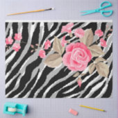 フローラエレガント銀の虎 薄葉紙 (クラフト)