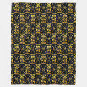 フローラエレガント高級トレンディーコレクション フリースブランケット (正面)