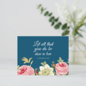 フローラエレガント1コリント16: 14 ポストカード (スタンド正面)