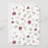 フローラエレガント90誕生日 招待状 (裏面)