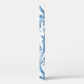 フローラエレガント·チノイセリー·ブルー&ホワイトバード Case-Mate iPhoneケース (裏面 / 右)