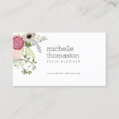 フローラエレガントBouquet II Stylist、ブロガー 名刺 (正面)