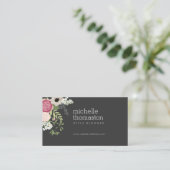 フローラエレガントBouquet Stylist、Blogger、Designer 名刺 (スタンド正面)