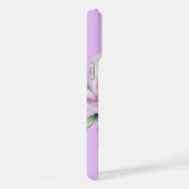 フローラエレガントPeony iPhone15 Pro MaxCase -薄紫 iPhoneケース (右側面)