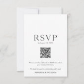 フローラエレガントRSVPカード（結婚式） 出欠カード (裏面)