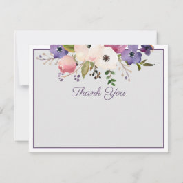 フローラエレガントThank You Noteカード サンキューカード