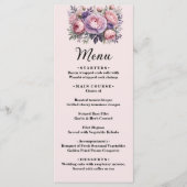フローラエレガ魅力的ントウェディングメニューデザイン メニュー (正面)