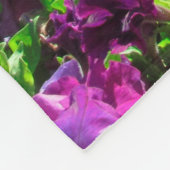 フローラエレミヤ29:11写真デザイン フリースブランケット (角)