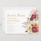 フローラエンスマトリクスブライダルシャワー 招待状 (正面)