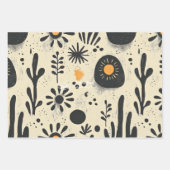 フローラオアシスデザインインウェルネスビジネスパッケージング ラッピングペーパーシート (正面)